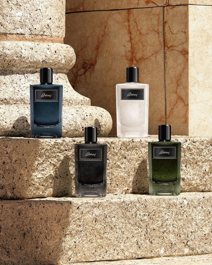 Brioni EdP Collection Group Visual 4 bottles SoMe portrait